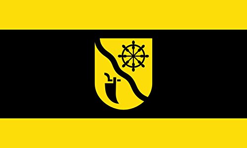 Drapeau de Rhede Ems Allemagne grand format paysage pour mât extérieur
