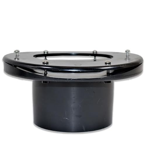 eco-filtration - eco-filtration 110mm Radial Flanged Tank Connector | Bulkhead PVC Plumbing Fitting for Ponds, Gardens, Water Features, Drainage, and Rigid Pipe Connections.