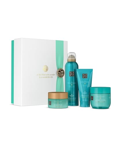 RITUALS Cofanetto regalo Medium The Ritual of Karma - Quattro prodotti per la skincare con fiore di loto e tè bianco - Cofanetto bagno dalle proprietà nutrienti e lenitive