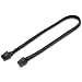 Produktbild CPU 8Pin Stecker auf CPU 8 Pin (4+4 abnehmbar) Stecker EPS-12V Motherboard Stromadapterkabel für MSI MAG A850GL A750GL modulare Netzteile, ummanteltes Kabel für für MSI MAG A850GL A750GL - 65cm