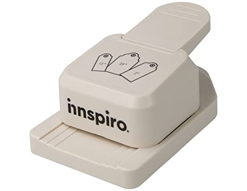 INNSPIRO Troqueladora de etiquetas classic 3 en 1 Tag Punch, perforadoras para Scrapbooking, DIY Manualidades, Creación de Tarjetas