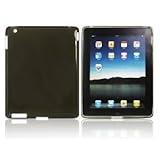 Fosmon Flexible TPU Skin Case Cover with Stand for Apple iPad 2 / iPad 3 / iPad 4 (with Retina Display) - Black