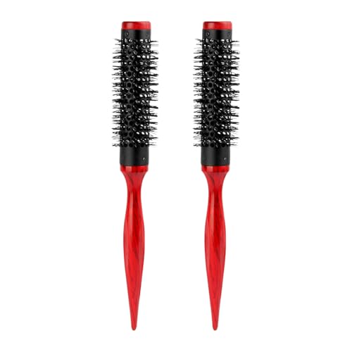 Cepillo redondo ultrafino de nailon Beaupretty para peinar y rizar cabello en pack de 2 piezas