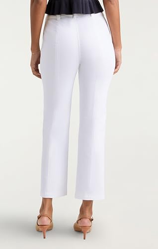Cinq à Sept Women's White Denim Dorothea Pant4