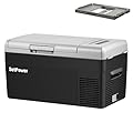 Setpower FC20 12V Refrigerator with Slide, 21Quart Car Refrigerator,Portable Car Fridge,Portable Freezer,Electric Coolers for Vehicles ac/dc,12 Volt Car Cooler for Van,Truck,RV,SUV