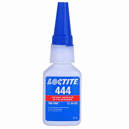 Loctite Tak Pak 444 Cyanoacrylate Adhesive - Clear Liquid 20 g Bottle - Shear Strength 3200 psi [PRICE is per BOTTLE]