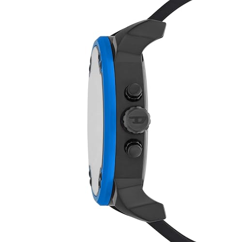 Diesel Mr. Daddy 2.0 Men's Watch with Oversized Chronograph Watch Dial and Stainless Steel, Silicone or Leather Band