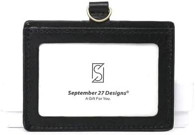 Smycz do identyfikatorów, Etui na identyfikator, Etui na dokumenty Praca biurowa Smycz ze skóry naturalnej Zwijany autobus studencki Etui na karty kredytowe Retro Tag Portfele Etui na plakietki (kolor