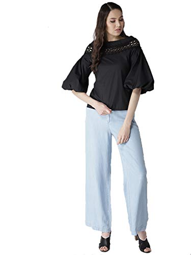 Image of Style Quotient Women Black Solid Top
