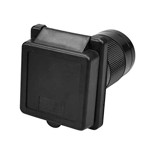 Veepeak 50 Amp Shore Power Inlet Nema Ss2-50P 125V/250V Twist Locking Power Plug Rv Outlet Receptacle For Marine Boat Trailer Camper Shed, Etl Listed #TOP5