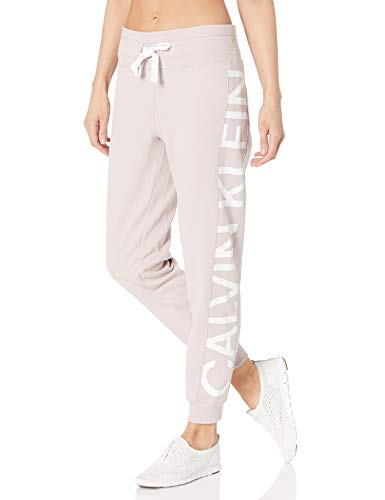 Calvin Klein Women's Logo Inset Jogger, Secret, X-Large