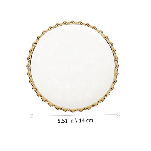 Assiette Céramique Blanche liseré d'or pour sublimer vos dîners - 5