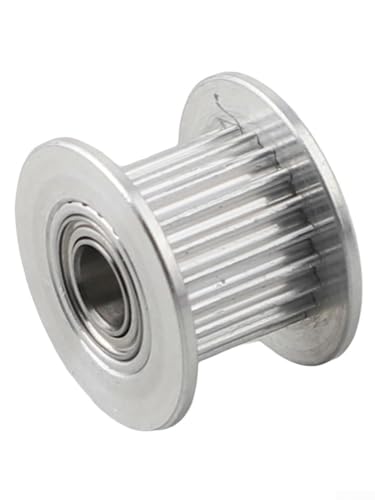 Paquete de 5 poleas tensoras de correa dentada 2GT con 20 dientes y orificio de 5 mm para correas dentadas de 10 mm de ancho utilizadas para impresoras 3D y máquinas industriales (A)