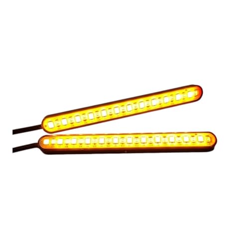 Feu stop arrière moto universel 24 LED clignotant dynamique ambre