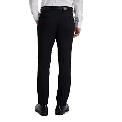Haggar Men's JMH Premium Stretch Slim Fit Suit Separates - Pants & Jackets Jet Black Solid 32W x 29L - image 2