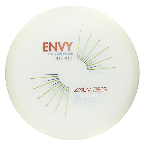 Axiom Discs Total Eclipse Glow 2.0 Envy Disc Golf Putter (170-175g / Colors May Vary)