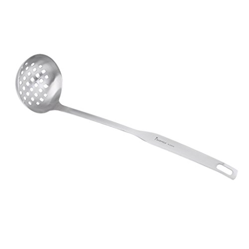Utensílio de cozinha homozy 304 aço inoxidável colher ferramentas escumador concha