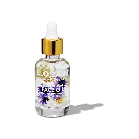 Blossom Unscented All Natural, Vegan, Cruelty Free Face Oil with Vitamin E, Infused with Real Flowers, Made in USA, 0.5 fl. oz., Fall Medley Cover