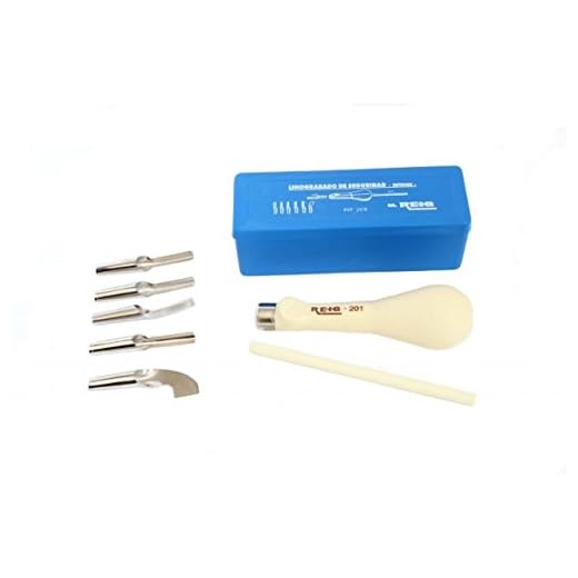 Estuche REIG Mango y 5 Gubias para grabados