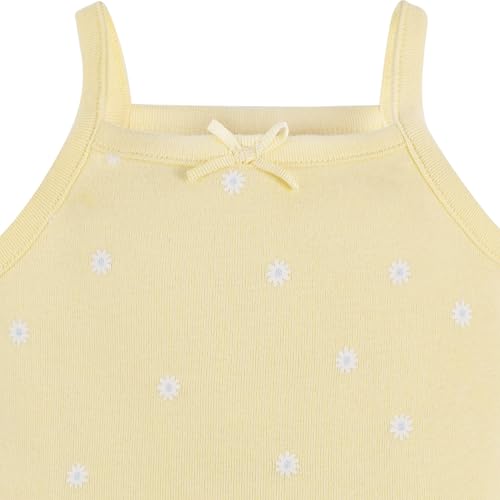 Image of Gerber Baby Girls Multi-Pack Sleeveless Onesies Bodysuit