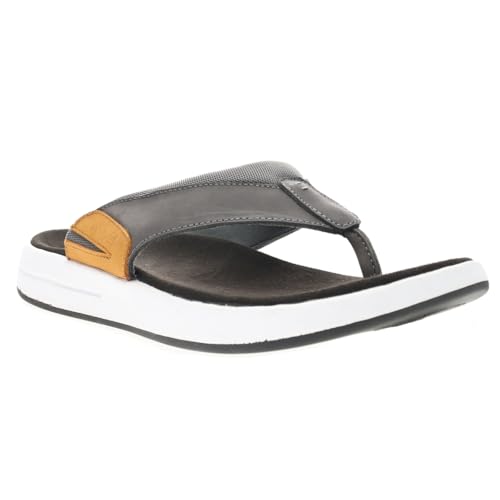 Image of Propet Mens Easton Flip Flops Casual Sandals Casual - Blue