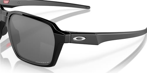 Oakley Men's OO4143 Parlay Rectangular Sunglasses, Matte Black/Prizm Black Polarized, 58 mm by Oakley - Image 8
