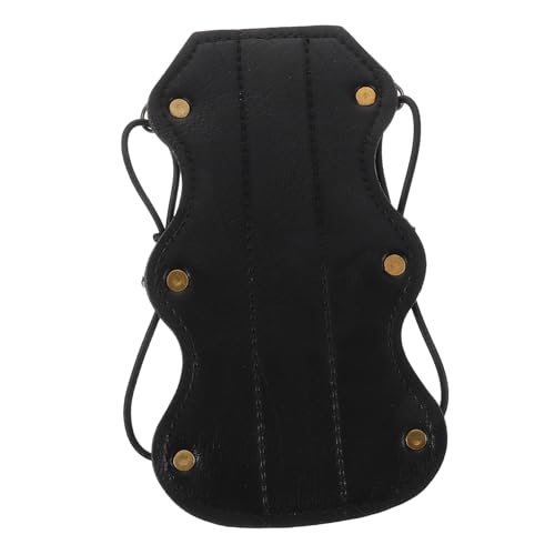 BESPORTBLE Archery Arm Bracers Archery Arm Guards Arm Guard Bracers Pirate Arm Guards Forearm Guard Arm Gloves Arm Sleeves Forearm Protector Archer Glove Swords Leather Black