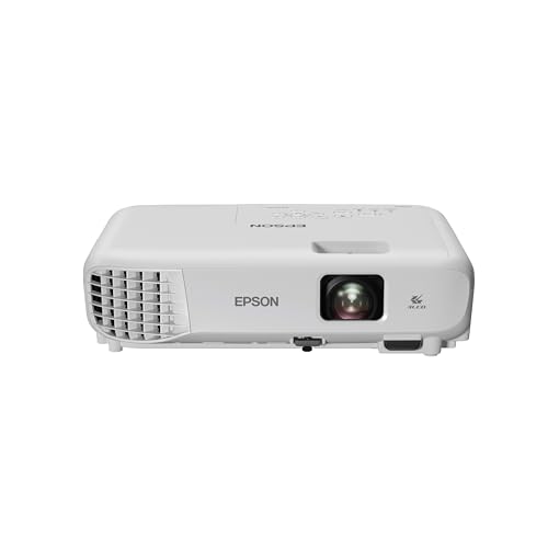 Epson EX3290 3-Chip 3LCD WXGA Projector 4 000 Lumens High Color Brightness 4 000 Lumens White Brightness 2x HDMI Built-in Speaker (Renewed)
