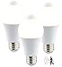 Produktbild Luminea PIR Bulbs: LED-Lampe mit PIR-Sensor, 6,5 Watt, 457 Lumen, E27, warmweiß, 3er-Set (LED für E27-Lampenfassung)