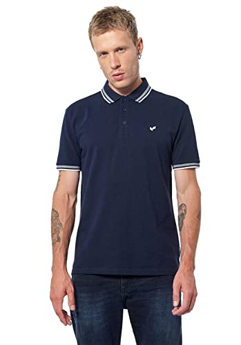 Kaporal, Polo pour Homme, Modèle RAYOC, Couleur Navy, Taille XXL