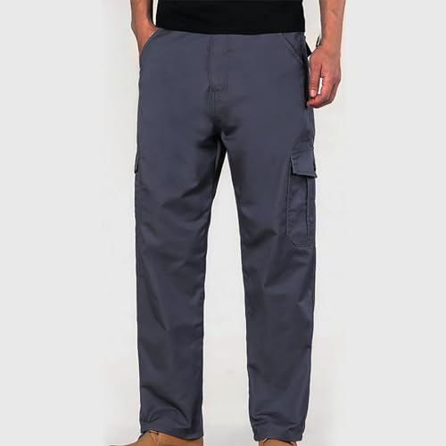Men's Cargo Pants with Pockets Waterproof Loose Fit Hiking Pants Casual Athletic Jogger Sports Outdoor Trousers3