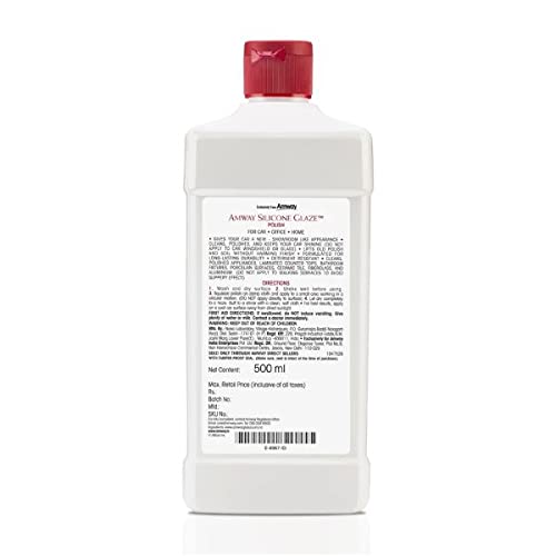 Image of Amway Car Silicone Glaze Auto Polish 500Ml Pack Of 2, Multicolor