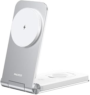 شاحن لاسلكي 3 في 1 قابل للطي بقدرة 15 واط – شحن سريع لهواتف وساعات وسماعات – تصميم أنيق محمول – من Next Store