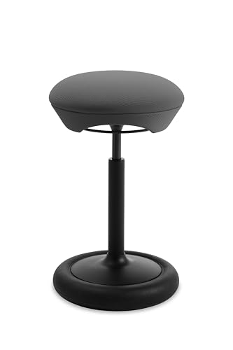 Image of Topstar SITNESS HOP HIGH Ergonomic Stool with Three-Dimensional Movement Sitness Technology Made in Germany Colour: Black /Anthracite