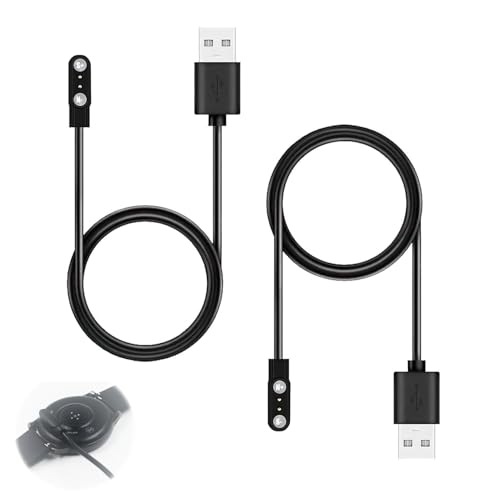 Ya en manzanajugosa.com: leruiyezs cargador reloj inteligente magnético USB 2 pines 2,54–2,84 mm 2 piezas modelo A+B, compatible con apple watch y cargador universal para smartwatch con carga rápida y segura