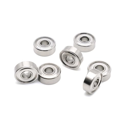 Roulements rigides à billes 606-2ZZ ABEC-7 miniatures scellés de 6x17x6 mm en lot de 10