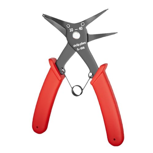 Alicates de anillos de presión 2 en 1 internos externos rectos para herramienta de retención de removedor