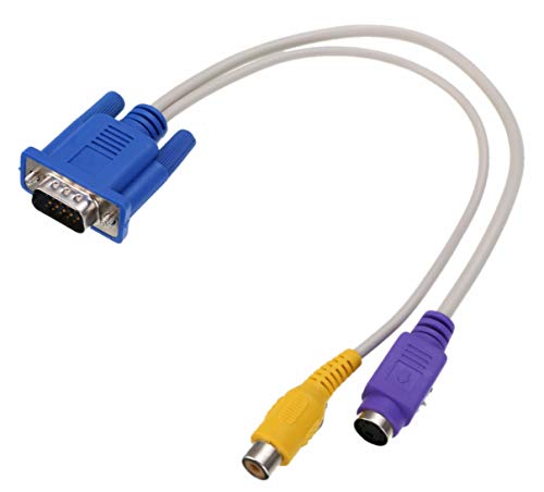 SM-PC&reg; SVHS/Video (Cinch) - VGA Adapter PC TV Kabel #408