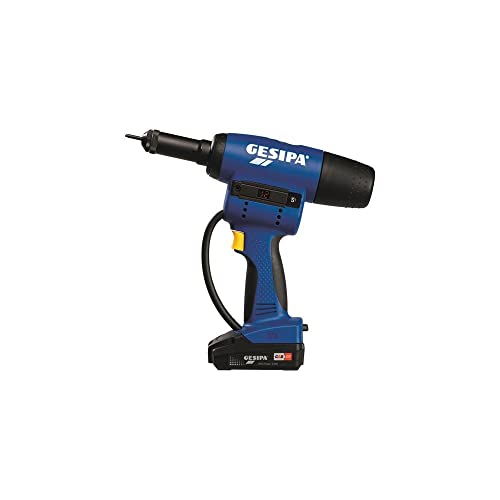 GESIPA Firebird Pro Gold Edition 1679672 Battery Blind Rivet Nut Device (Setting Force 20000 N; Current Stroke: 10 mm; 18 V, 2 Ah; Without Battery)