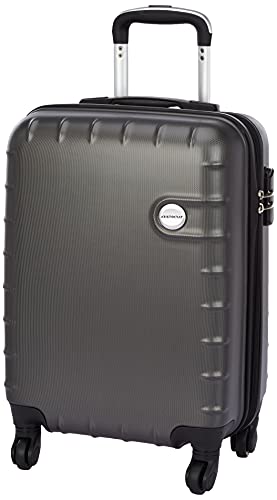 Image of Aristocrat Lisbon ABS Hardside Trolley Bag with Anti-Scratch Surface (Small 55 Cms Graphite)