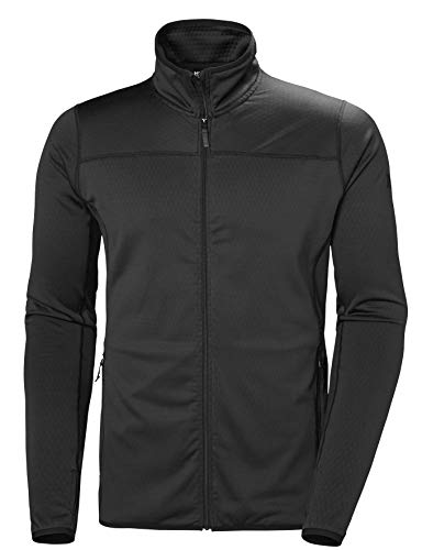 Helly Hansen Vertex, Giacca da Uomo in Tessuto Elasticizzato ad Asciugatura Rapida, con Cerniera Intera Uomo, XL, Nero (Black)