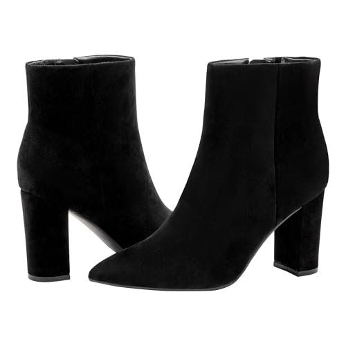 Marc Fisher Women's Glorena Bootie, Black Suede 002, 6.5 by Marc Fisher - Used condition - Image 2