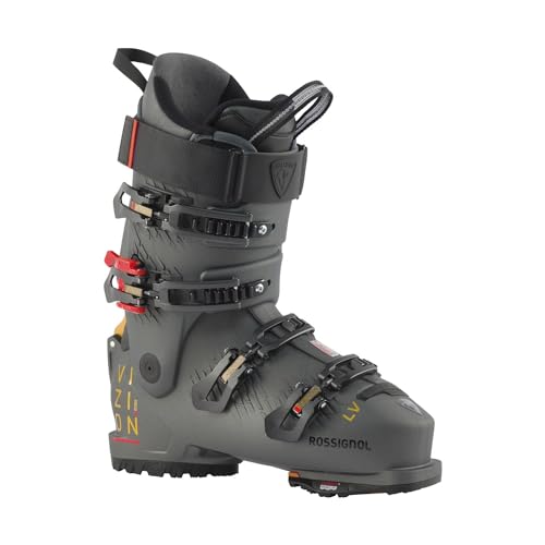 Chaussures de ski Rossignol Vizion 4B Elite 130 rigides a double boucle et dos en acier