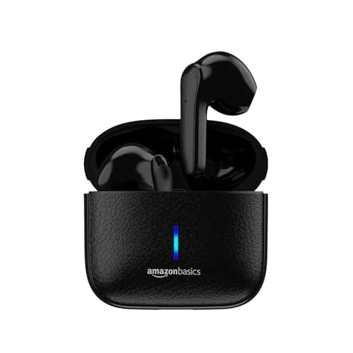 amazon basics True Wireless in-Ear Earbuds with Mic, 10MM Dual Drivers, Up to 56ms Low Latency, IPX5 Sweat & Water Resistant, Bluetooth 5.3, Up to 30 Hours Play Time, Fast Charging (Black) (B0D7Q329LH) Amazon Price History, Amazon Price Tracker