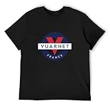 Vuarnet France Casual Custom Short Sleeve Cotton T-Shirt Black M