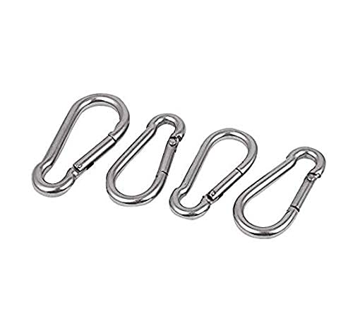 Gym Safety Locks (Set of 4 Pieces) | Snap Hook Pair | Hook Swing Connector/Heavy Duty Multipurpose (B08X6VPKC2) Amazon Price History, Amazon Price Tracker