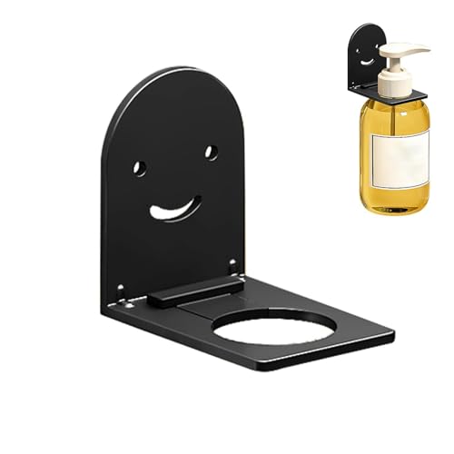 Soporte de botella de ducha adhesivo, soporte para la pared de la ducha - Estante de ducha de baño,botella de lavado corporal a prueba de perforaciones para acondicionador de cabello