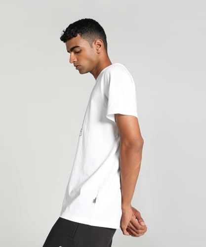 Image of Puma Men's Graphic Print Regular Fit T-Shirt