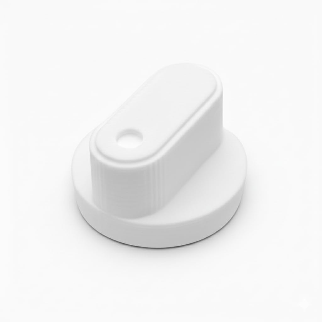 Slow Cooker White Knob Replacement Compatible with Crock Pot and Rival Slow Cookers – Control Dial for Vintage Crock Pot Models - Easy Install