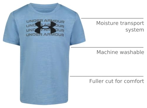 Image of Under Armour Boys' Short Sleeve Core Graphic T-Shirt, Lightweight & Breathable, Relaxed Fit